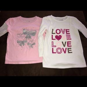 Girls Jumping Beans tee shirts